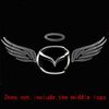 Groothandel 3D PVC Angel Wings Car Stickers Decals Emblemen Badges Car-Styling