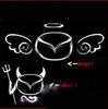 Angel Wings Personliga bilklistermärken Bilklistermärken 3D stereo Ring Dekorativa klistermärken Bilklistermärkear