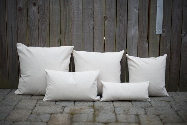 

простой естественный linencotton поясничная подушка для индивидуальной печати 11x17in пу