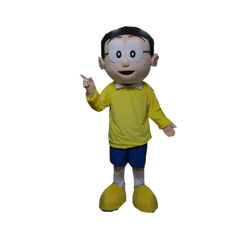 Nobita Mascot Costume Nobi Boy Mascot Costume Mascotte Spadger Doraemon