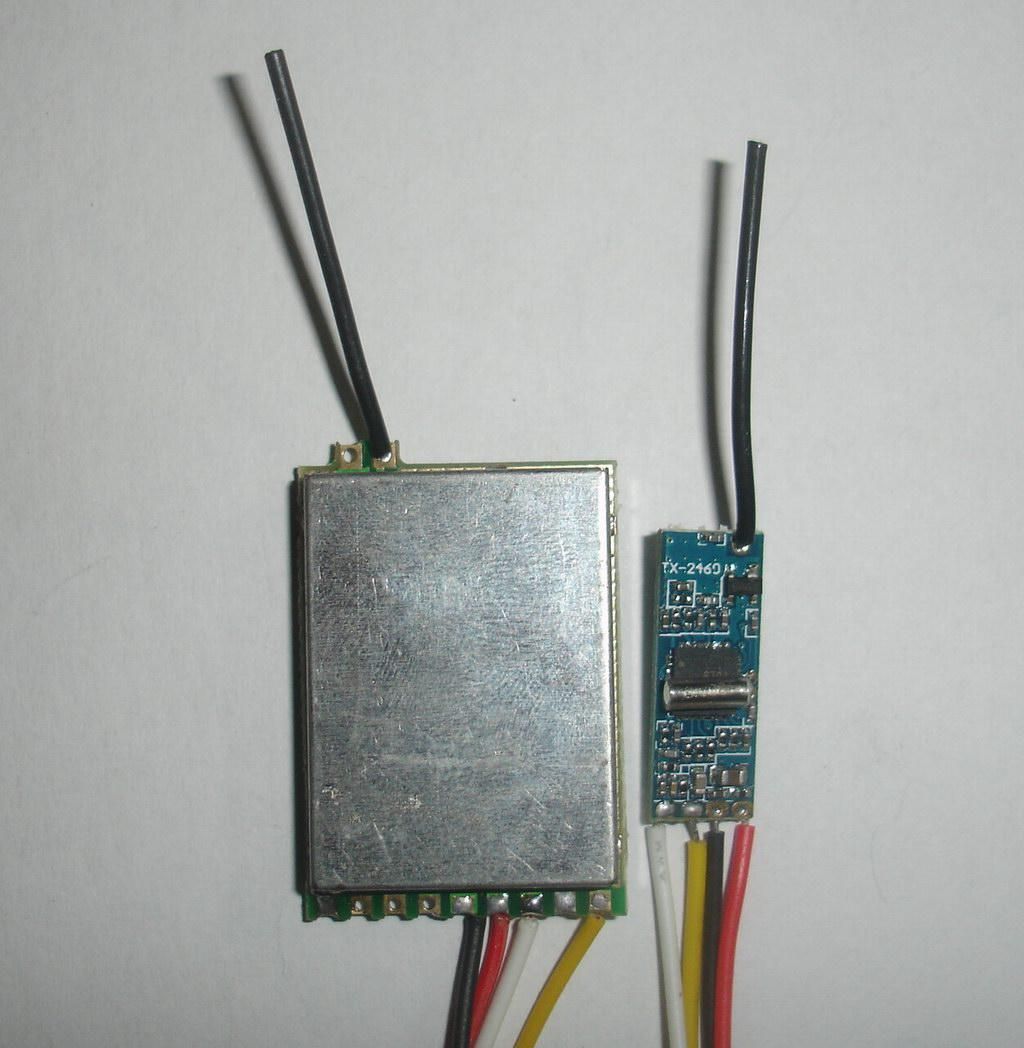 2.4 G 100mW minúsculo transmissor e receptor sem fio preço de atacado