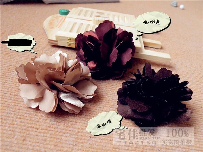 Pinza De Pelo De Mujeres Forma De Flor Artificial De Señora Pinza De Pelo De Mujeres Forma De Flor Artificial De Señora