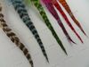 Grizzly Rooster Feather Hair Extension 100pc veren extensies + 1 naald + 200 kralen GRF001 #4