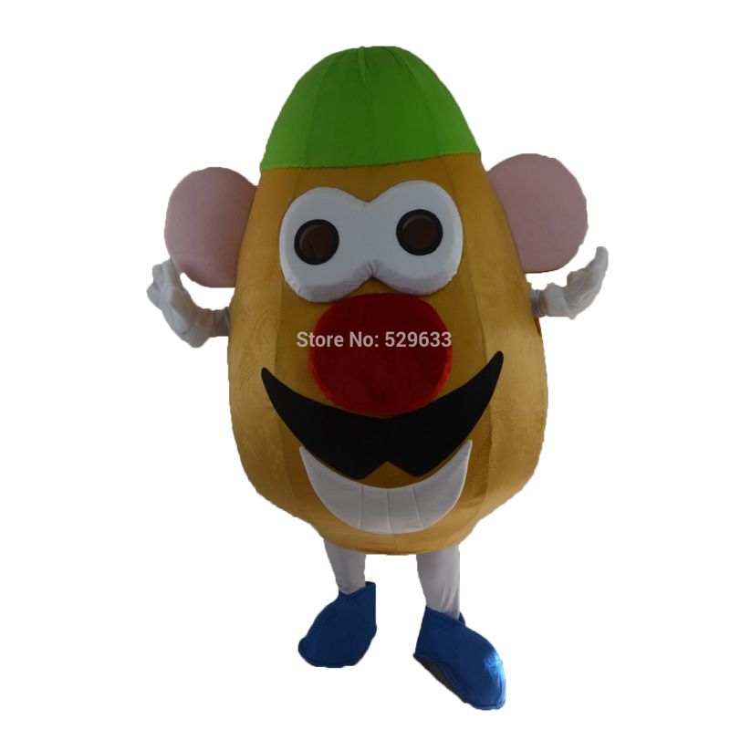 2017 new mr potato head cartoon christmas halloween mascot costume masquerade costume free postage halloween mascot costumes cheap lion mascot costume sale