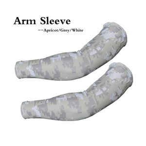 Apricot/grey/white camo sports arm sleeve