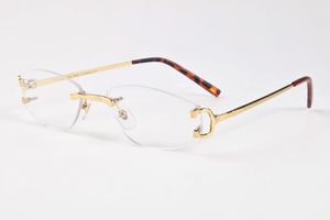 Randlose Sonnenbrille, Vintage, Metall, Retro, Damenmode, Herren, übergroße Sonnenbrille, quadratisch, blau, rot, klare Linse, Sport-Sonnenbrille, Lünetten