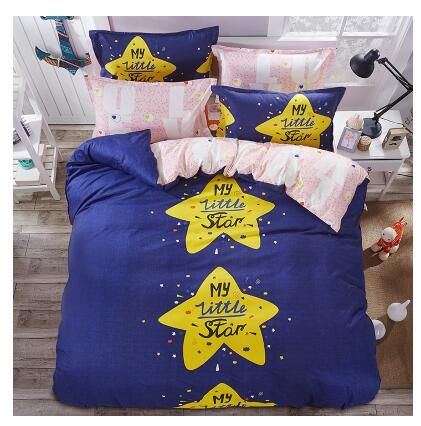 2017 New Arrival 100 Cotton Sanding Duvet Cover Set Without