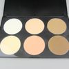 2 pçs / lote Profissional 6 Cores Pressionado Pó capacidade de Reparação em pó Blush Palette; maquiagem pó compacto