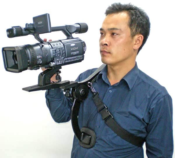 6 kg Video Kameralar Için DSLR Omuz Desteği Ped Sabitleyici DV Kamera Hands-Free Rahat Çekim