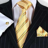 Wholesale FACTORY SALE GIFT BOX TIES HANKY CUFFLINKS tie bar tie Clasps Neckties cuff button hot