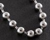 10pcs/lot wholesale,shiny Stainless steel silver boy's 6mm ball chain Necklace cool in bulk heavy