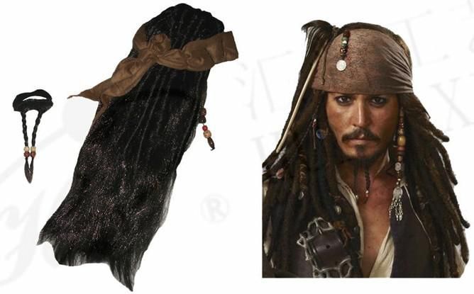 Pijnboom Ambassadeur Gearceerd Pirates Caribbean Jack Sparrow Costume Accessories Wigs Beards Sets. From  Gerry_li, $9.92 | DHgate.Com