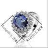 Hot New Engagement Prince William Sapphire Ring Darmowa Wysyłka 10piece / Lot