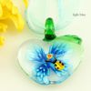 Çiçek çiçek apple uğur böceği murano cam İtalyan venedik lampwork el yapımı kolye kolye takı için ucuz fahsion takı Mup083