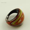 Scroll Italiaanse Venetiaanse Lampwork Blown Murano Glazen Vinger Ringen Sieraden Sieraden Mur007 goedkope China Mode-juwelen