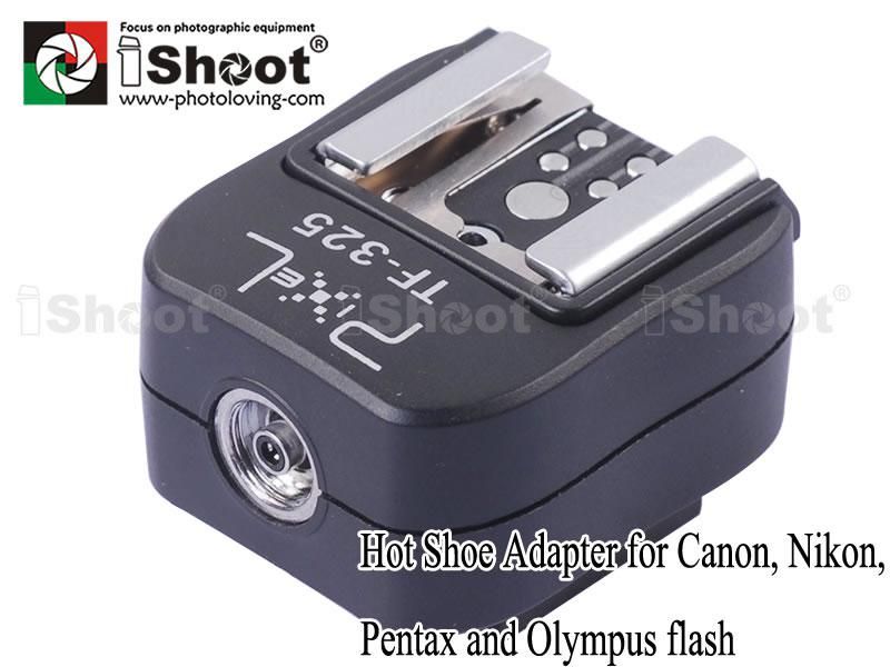 IShoot Flash Hot Shoe Converter Hotshoe Adapter For A900 580EX Nikon SB700 Pentax AF540FGZ