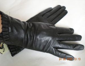 Womens Leather gloves glove skin gloves LEATHER GLOVES 32pairs/lot #1343