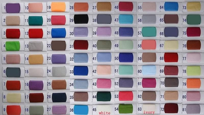 Prom Dress Color Chart