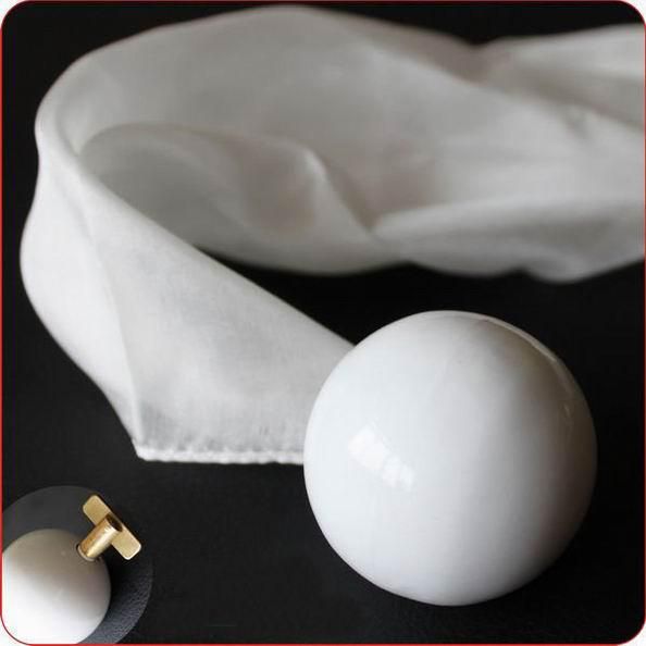Automatic Silk into Ball -white -- magic trick,magic props,magic toy,magic show