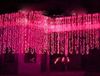 800 LED-lampen 8m * 3M gordijnverlichting, waterdichte kerst ornament lichten, flash bruiloft gekleurd licht, fee licht led strip strips verlichting