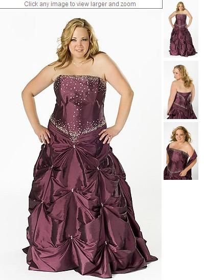 amethyst ball gown plus size corset strapless 2012 prom dress inexpensive plus size clothes