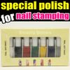 7Color Nail Art Special Polish Lack Paint Specializ för Nail Stamping Plate Stamp Print Template