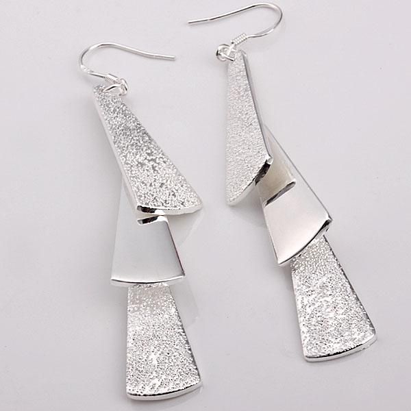 Toptan Satış - En düşük fiyat Noel hediyesi 925 Ayar Gümüş Moda Küpe E015