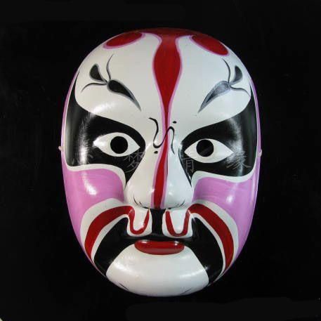 Maski Masquerade Weneckie dla Mężczyzn, Chiński Opera Papier Maska Dekorowanie 30 sztuk / partia Mix Free