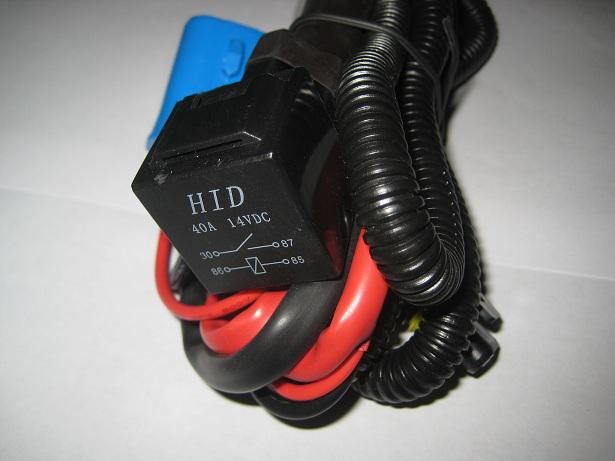10 unids H4 HID Xenon Kits de conversión de Vehículo Luz Fusible Cableado de Cableado Harness 40A Sin Flicker 14VDC