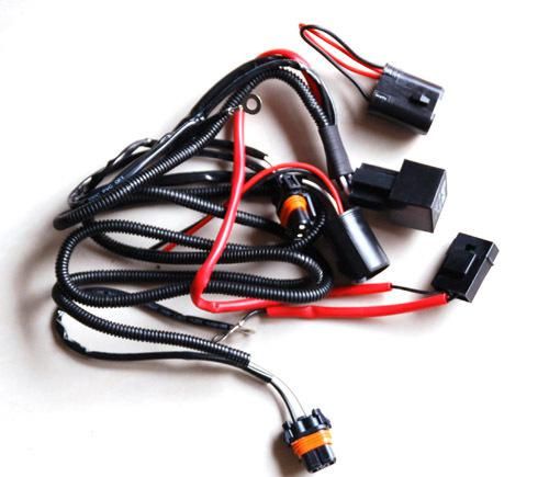 H4 HID XENON CONVERSION KITS LIGHT VEHICLE RELAY FUSE WIRE WIRING HARNESS 40A NO FLICKER 14VDC