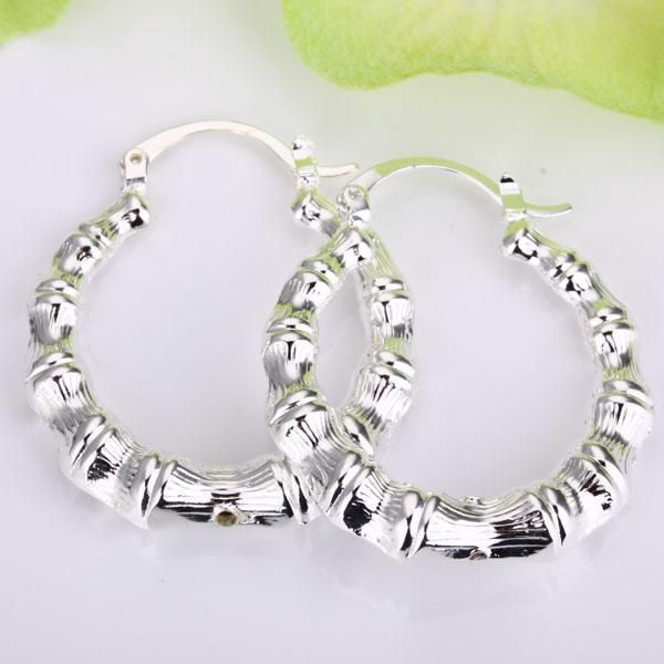 Großhandel - niedrigster Preis Weihnachtsgeschenk 925 Sterling Silber Mode Ohrringe E139