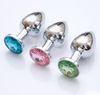 BDSM Sex Toys Rostfritt stål Attraktiv Butt Plug Jewely Jeweled Anal Plug Rosebud Anal Jewelry8523103