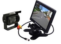 Vision nocturne 18 IR LED CCD caméra de recul + 7 "Moniteur LCD Kit de vue arrière de voiture câble vidéo gratuit de 10m Pour Long Bus Truck
