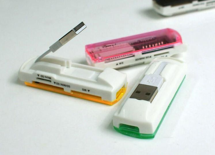 USB Multi Card Reader SDHC Support M2 TF SD Memory Stick Mini PCS
