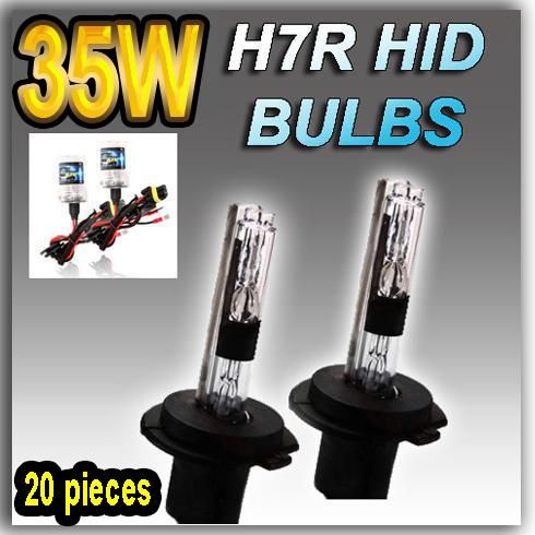 20 par H7 H7R 12V / 35W HID Xenon Replacement Lampor Lampor Ljus 4300K ​​6000K 8000K 10000K 12000K