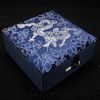 Unique Jewelry Presentation Boxes 10pcs Mix Color Pattern 4*4 inch Silk Fabric Square with Lined Box