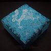 Brocade Bangle Boxes Gift Box Jewelry size 4x4x1.8 inch 48pcs/lot Mix Color Silk Cotton Filled