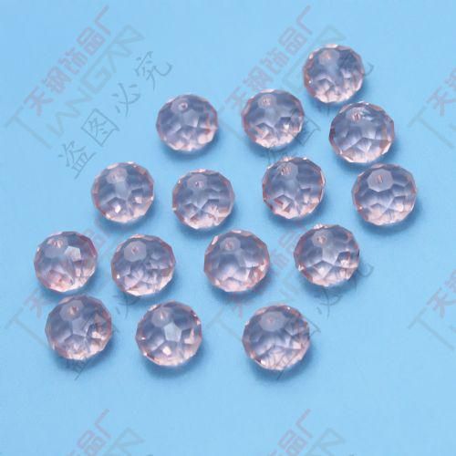 Enfriar la venta caliente wholesa rojizo facetado 10 mm redondo cristal suelta perlas de vidrio, hecho en China