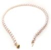 Fina pärlor smycken japanska Akoya vita saltvatten pärlhalsband 7-8mm 18inches