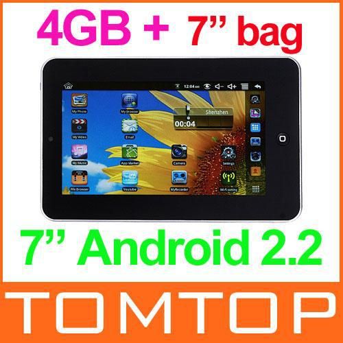 Cheap Clearance 7 Inch Tablet Pc Google Android 2.2 4GB Flash 10.1 WIFI