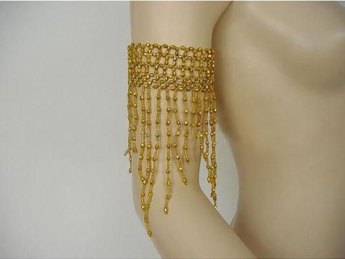 Hot New Gold / Silver Belly Dance Costume Armlet Armband Smycken Mage Dance Charm Bracelets Belly Dance Tillbehör