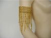 HOT New Gold/Silver Belly Dance Costume Brange Bracelet Jewelry Belly Dance Charm Bracelets Acessório de dança da barriga