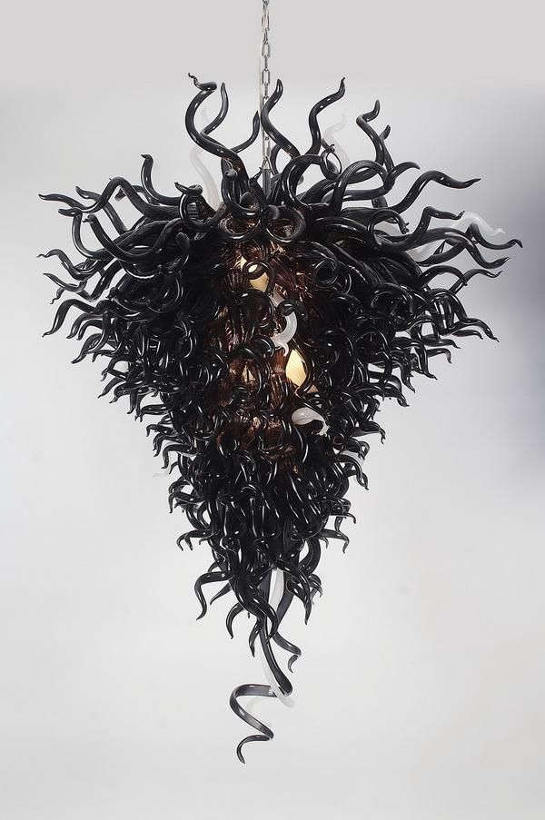 black glass chandelier astounding quick delivery modern art deco lamp black blown glass chandelier for hotel decoration online with black glass chandelier astounding quick delivery modern art deco lamp black blown glass chandelier for hotel decoration online with