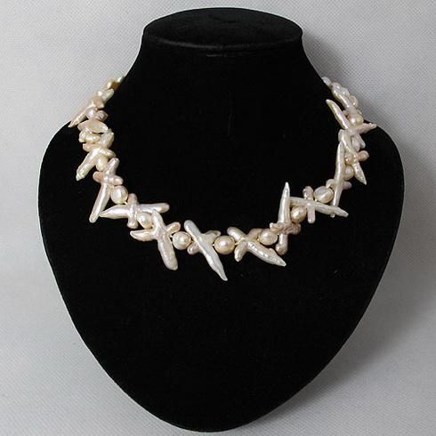 diseño especial shaper natural mezcla agua perla collar imán broche joyería de las mujeres A1827