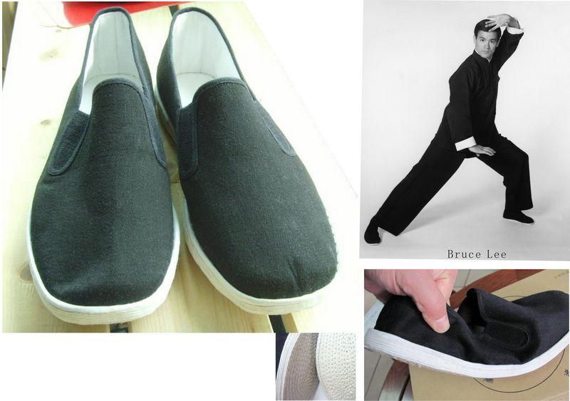 2019 ! Hand Made Chinese Martial Art Kung Fu Shoes Slipper Men Euroeap