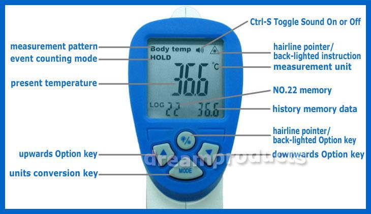 2021 Dt 8806c Non Contact Electronic Ir Body Temperature Gun Digital Baby Infrared Thermometer From Dreamproducts 138 38 Dhgate Com