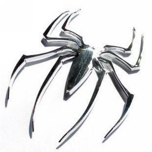 metal Car Stickers Spider Personalized 3D Stereo Decal Car Emblem Badge Sticker Bumper Stickers