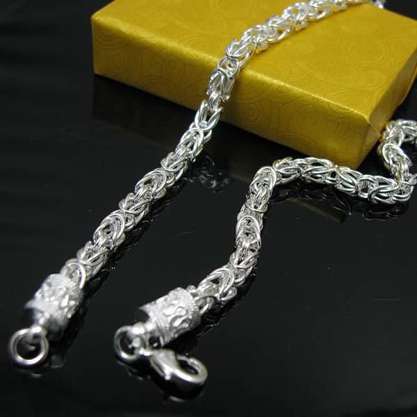 Großverkauf - Kleinster Preis des Verkaufs Weihnachtsgeschenk 925 silberne Art und Weise Schmucksachen freies Verschiffen Halskette N048