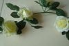 6 sztuk 2.2m Jedwab Sztuczny Róża Kwiat Girlandy winorośli Fałszywy Camellia Rattan na Wedding Party Decoration