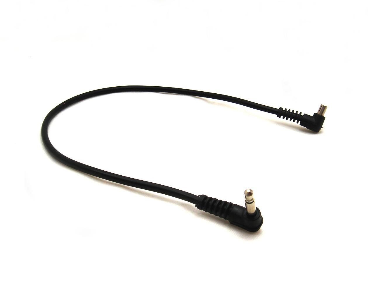 Plug de 2,5 mm a macho flash PC Sync cable de la cuerda de 30 cm Longitud 12 pulgadas